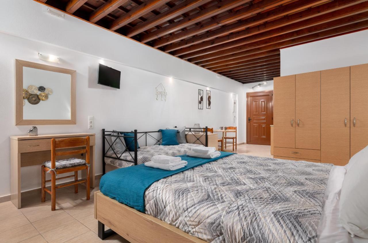 Avli Beach View Apartment Lindos  Bagian luar foto